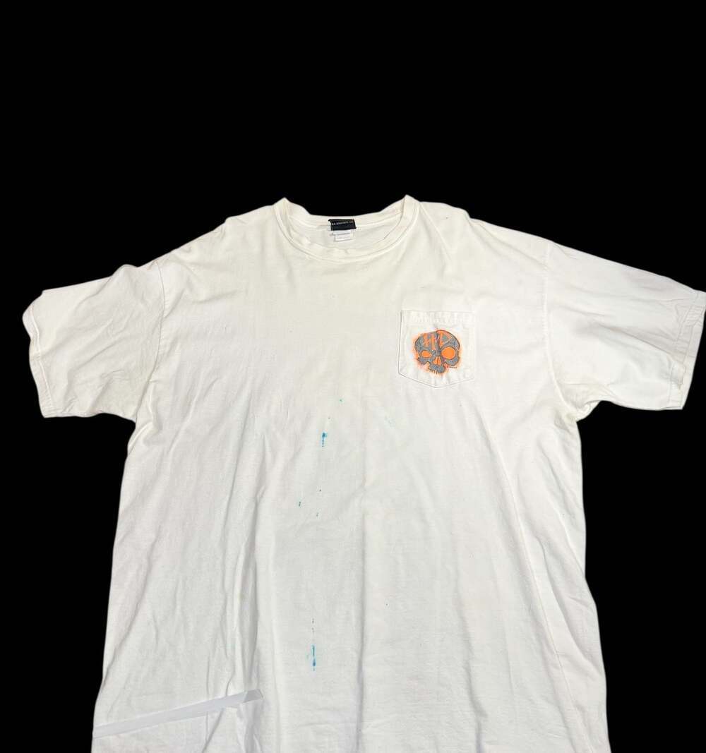 Harley-Davidson Austin TX Cowboy Pocket T-Shirt XXL White Dealer Tee